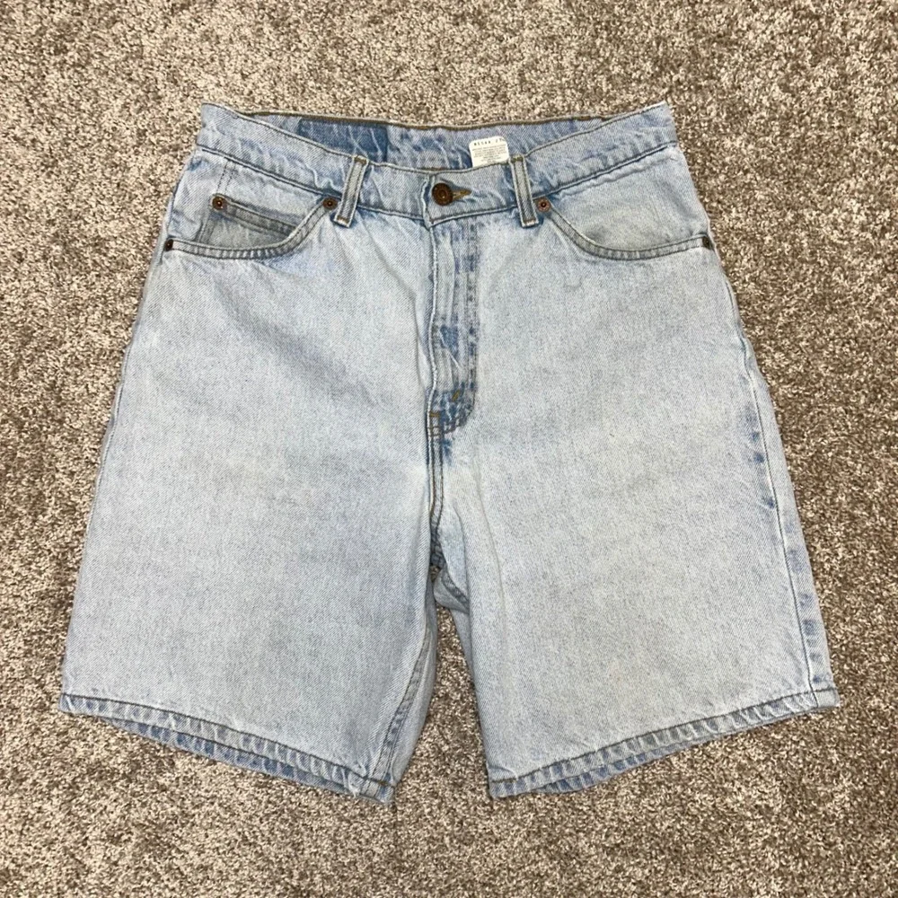 Vintage 90s Levi's 550 Denim Shorts Relaxed Fit Men Size 30 1995‎ Orange Tab
